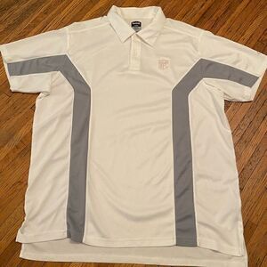 Reebok NFL white short sleeve polo top